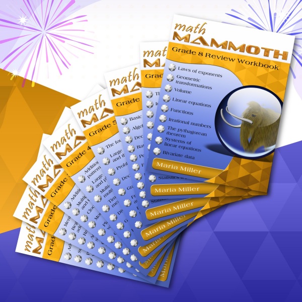 Math Mammoth review workbooks